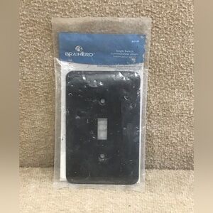 Brainerd Brass 64140 Steel Round Single Switch Wall Plate Switch Plate Cover